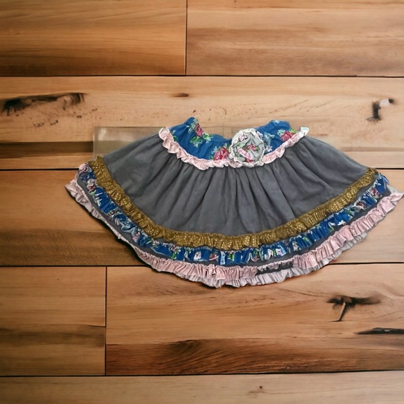 Mustard Pie Ruffle Skirt - Picture 1 of 2